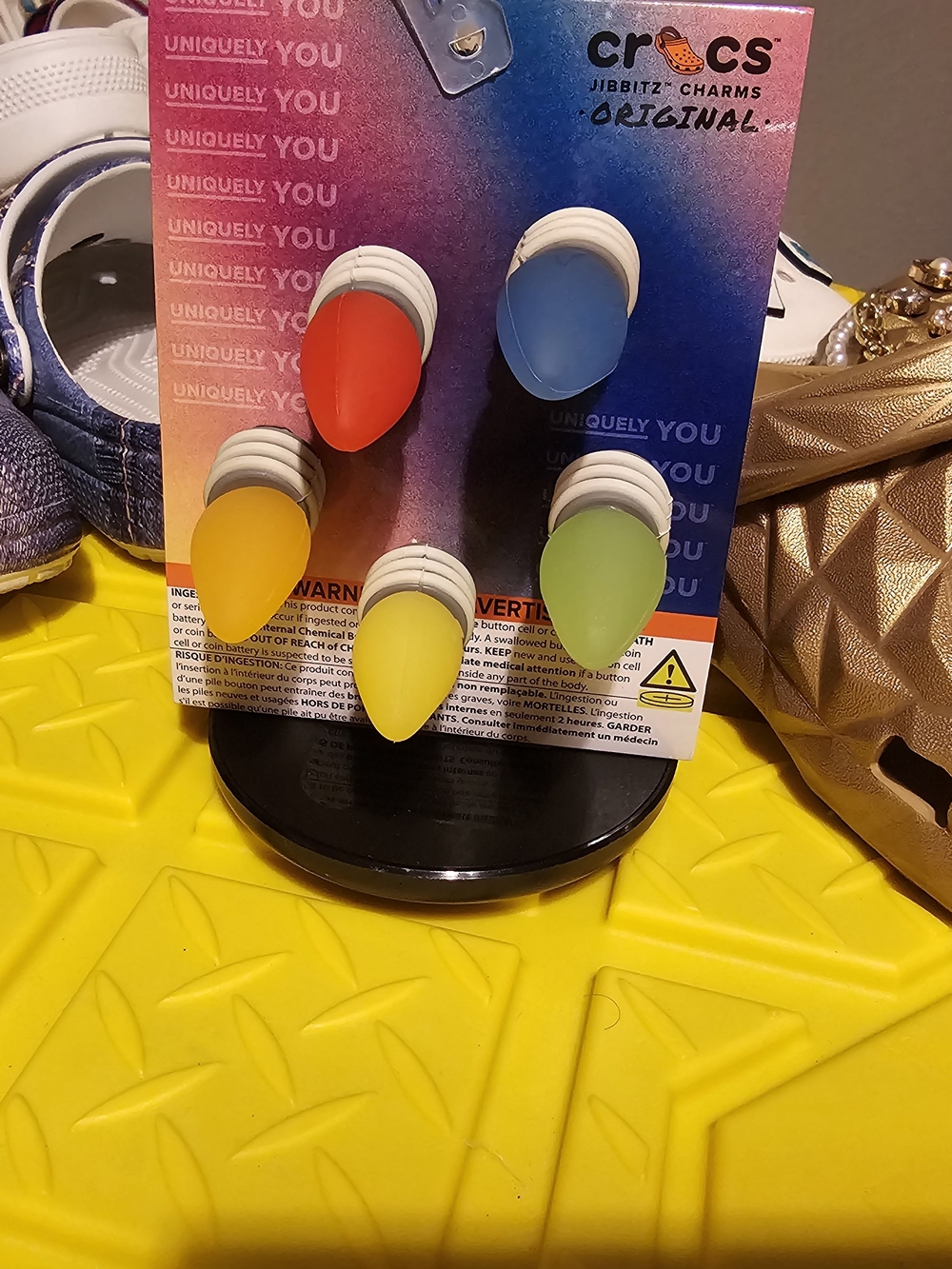 LED Holiday Light Bulbs Authentic Crocs Jibbitz - Picture 4 of 4